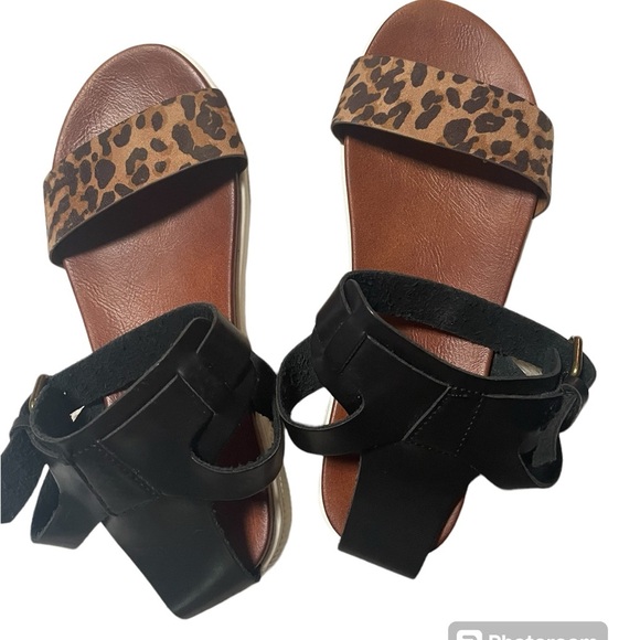 MIA Cheetah Sandals size 6.5 - Picture 2 of 6